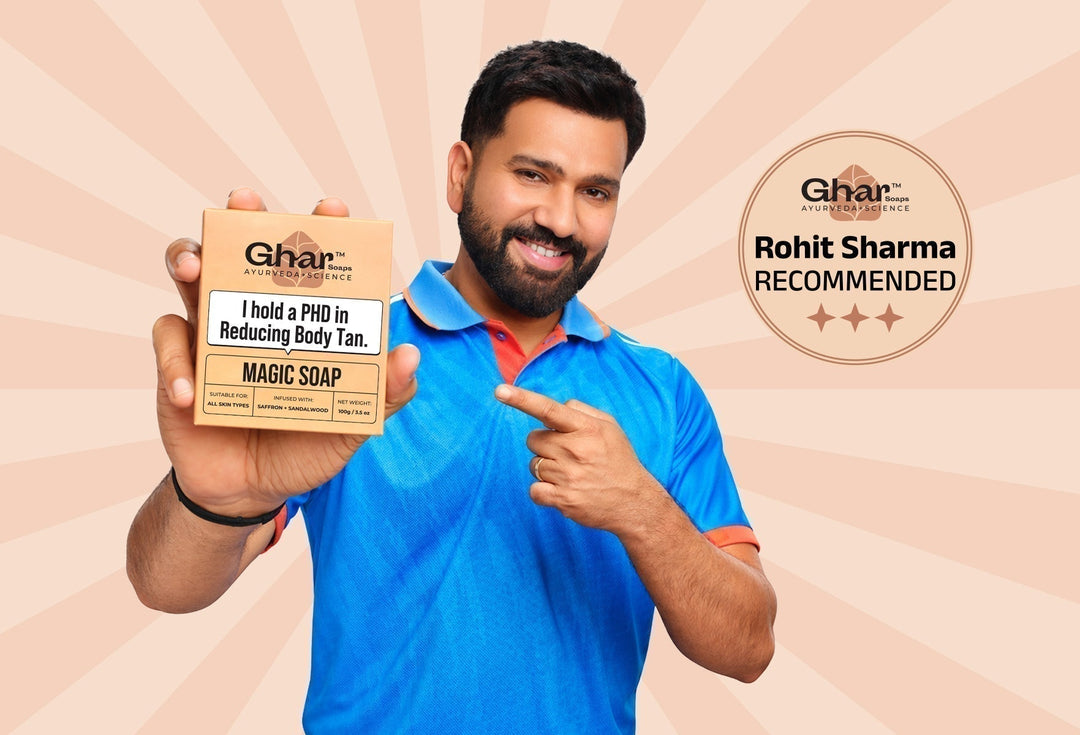 Why did Rohit Sharma choose Ghar Soaps? India’s captain clean-bowls chemical