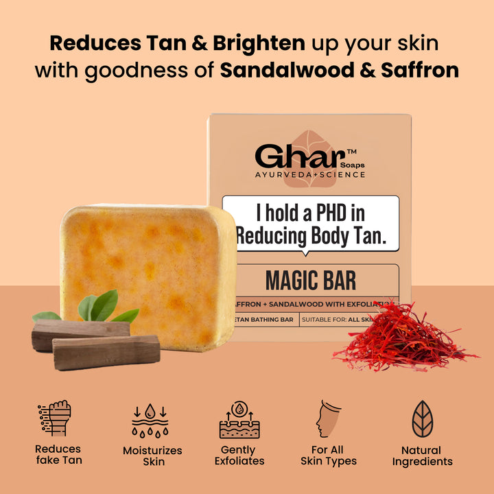 Magic Soap (Sandal Wood and Saffron Soap)
