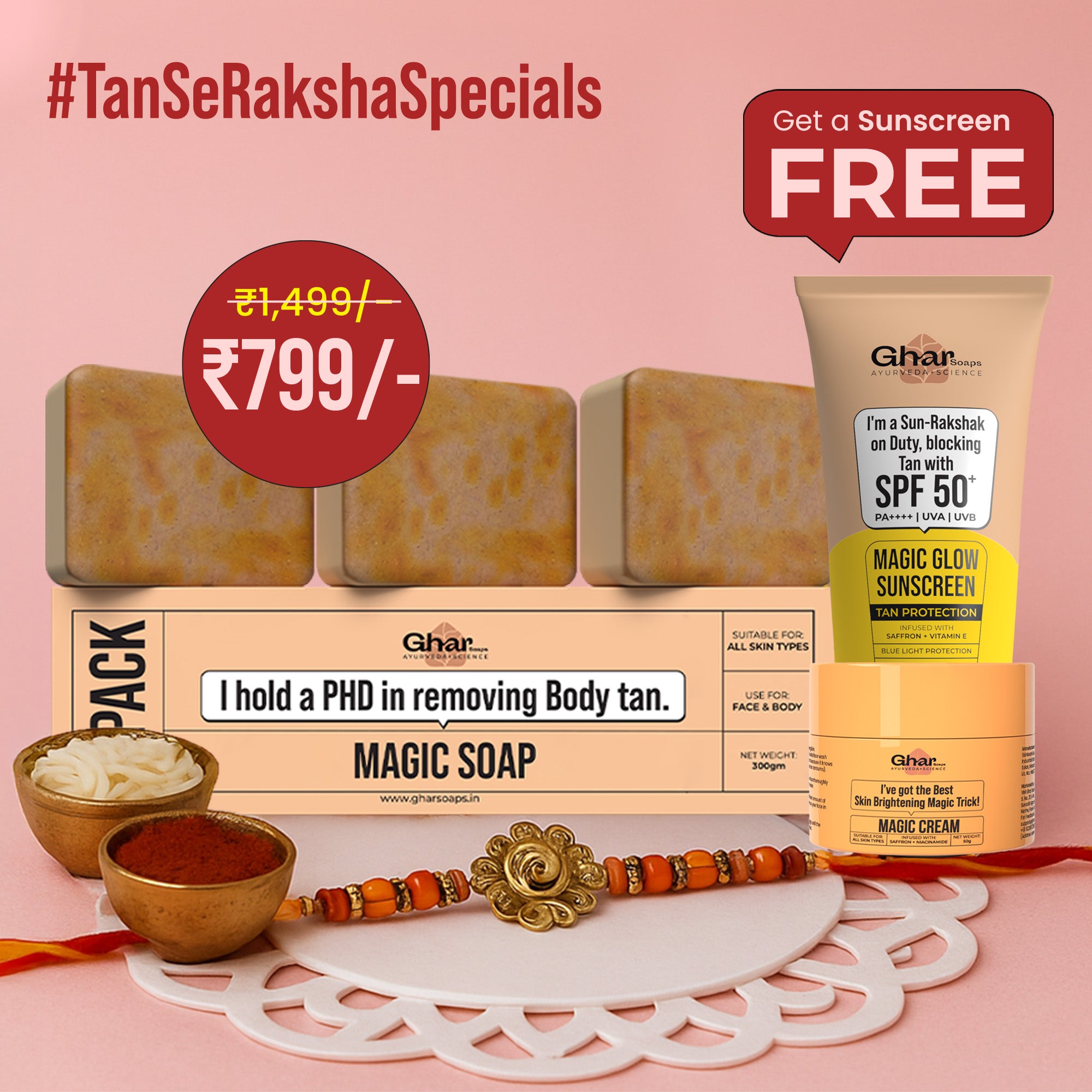Magic Soap + FREE Magic Glow Sunscreen