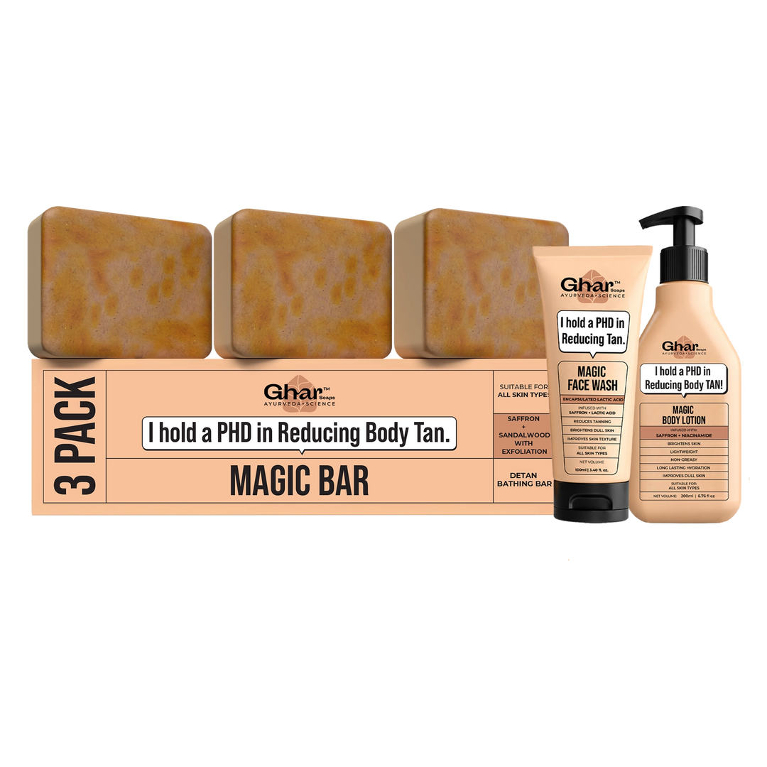 Magic Soap + Body Lotion + Magic Face Wash Combo