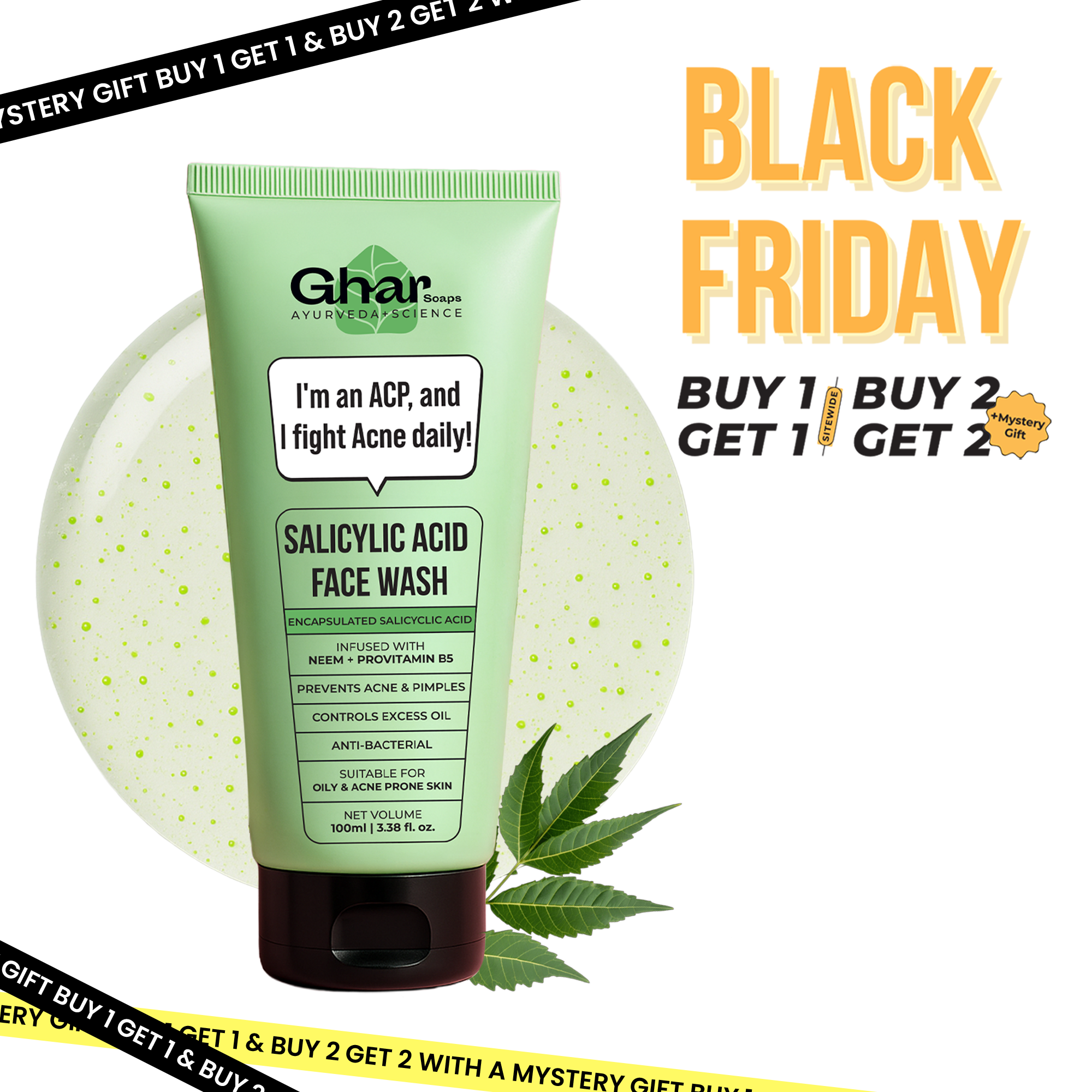 Salicylic Acid Face Wash For Oily & Acne Prone Skin