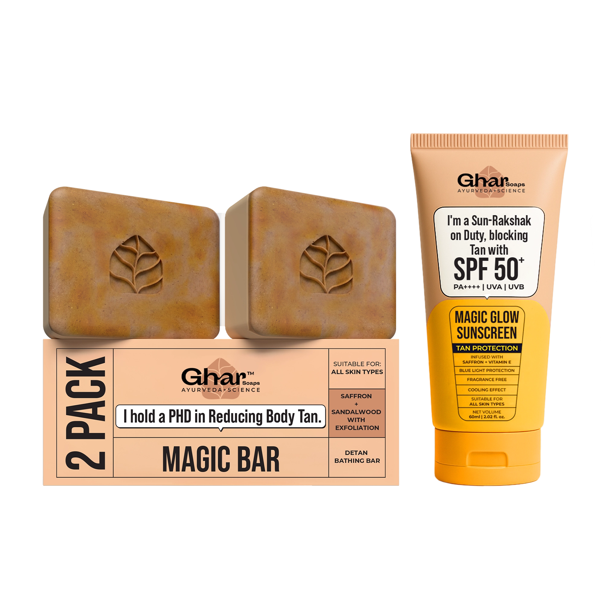 Magic Soap + Sunscreen + Magic Face Wash Combo