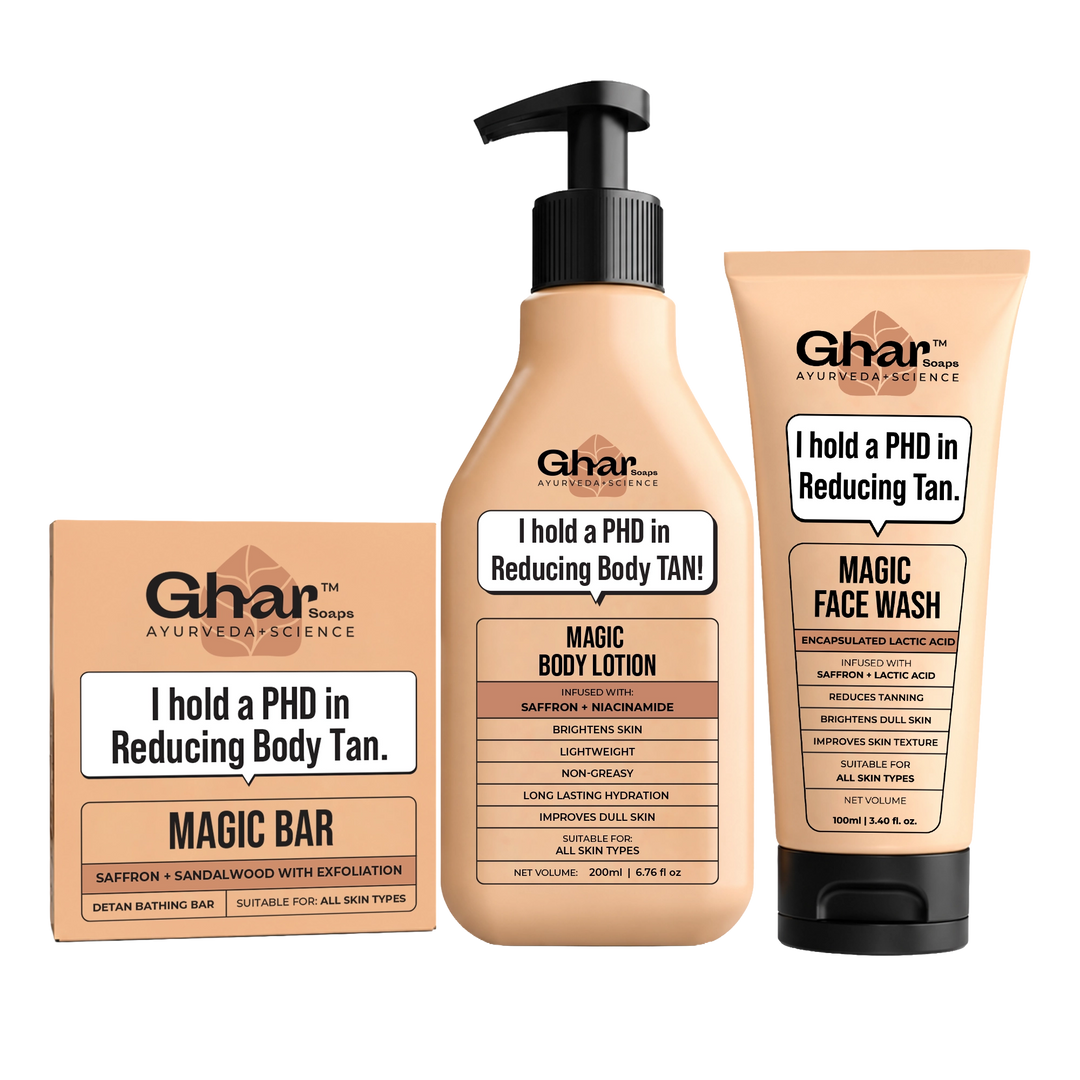 Magic Soap + Body Lotion + Magic Face Wash Combo