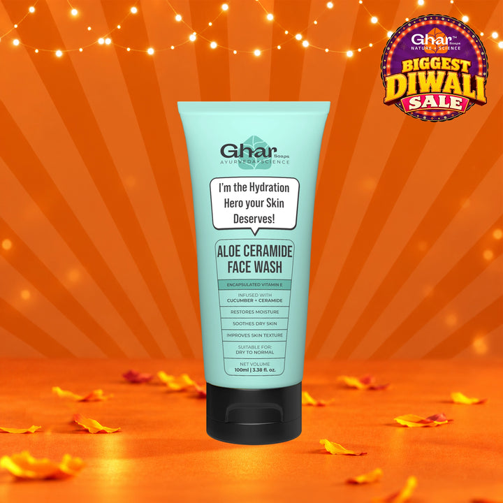 Aloe-Ceramide Face Wash For Dry to Normal Skin