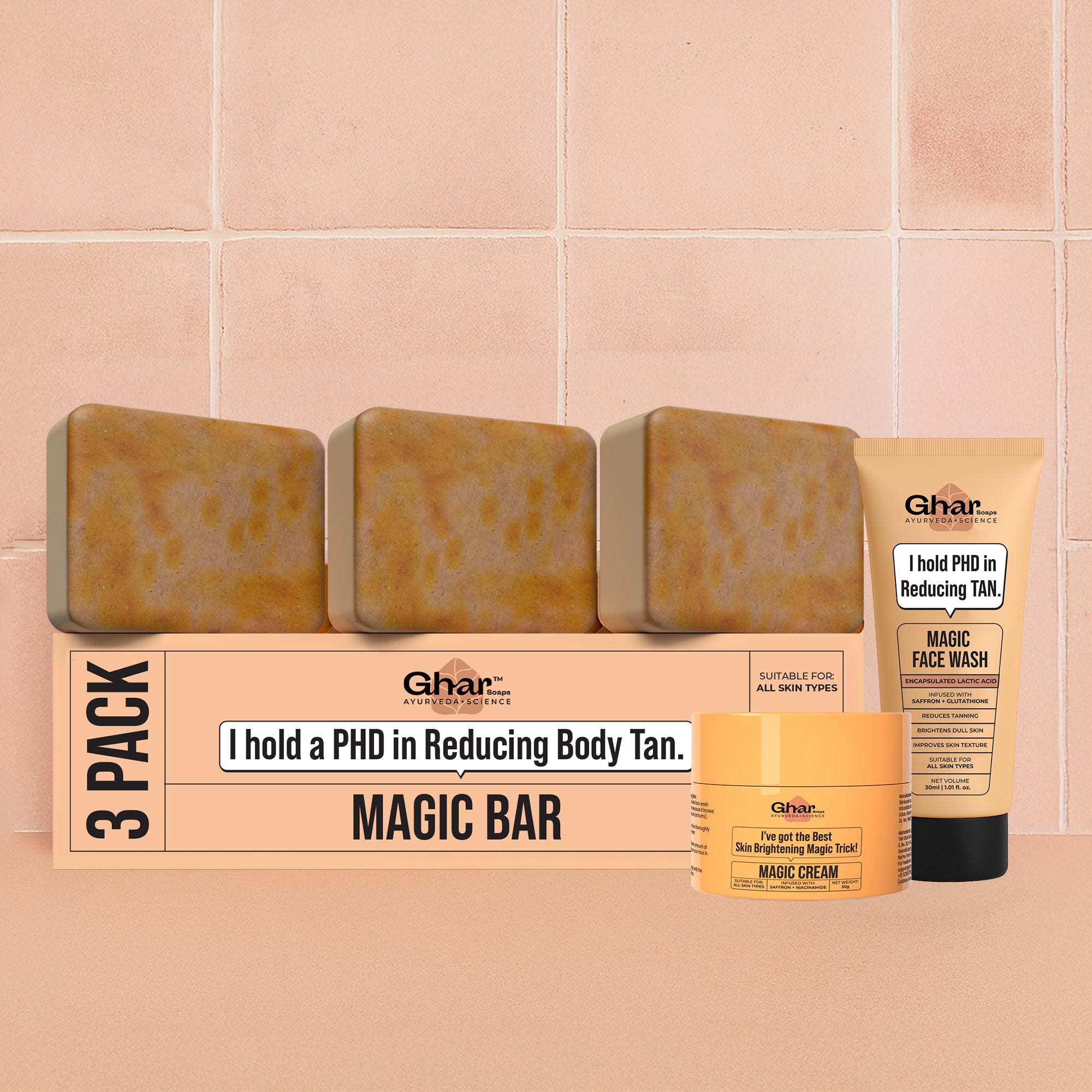 Magic Soap+ Face Wash + Cream Combo