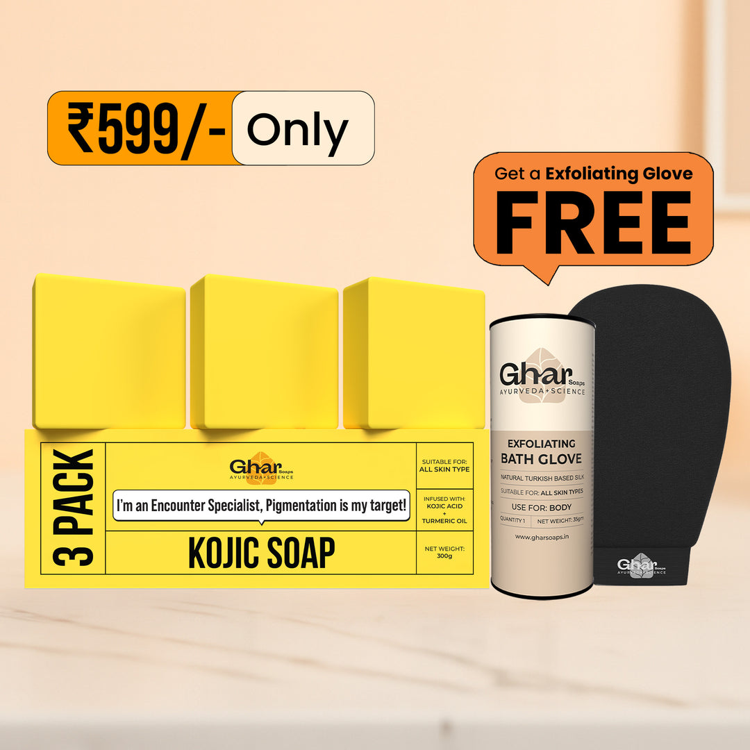 Kojic Soap + Exfoliating Body Glove Combo