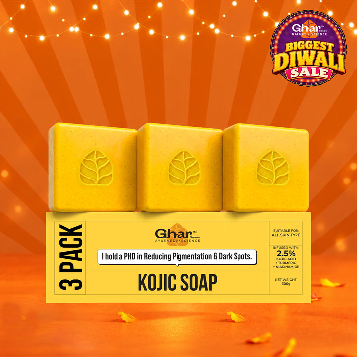 Kojic Acid Soap for De-Pigmentation &amp; Dark Spot Reduction