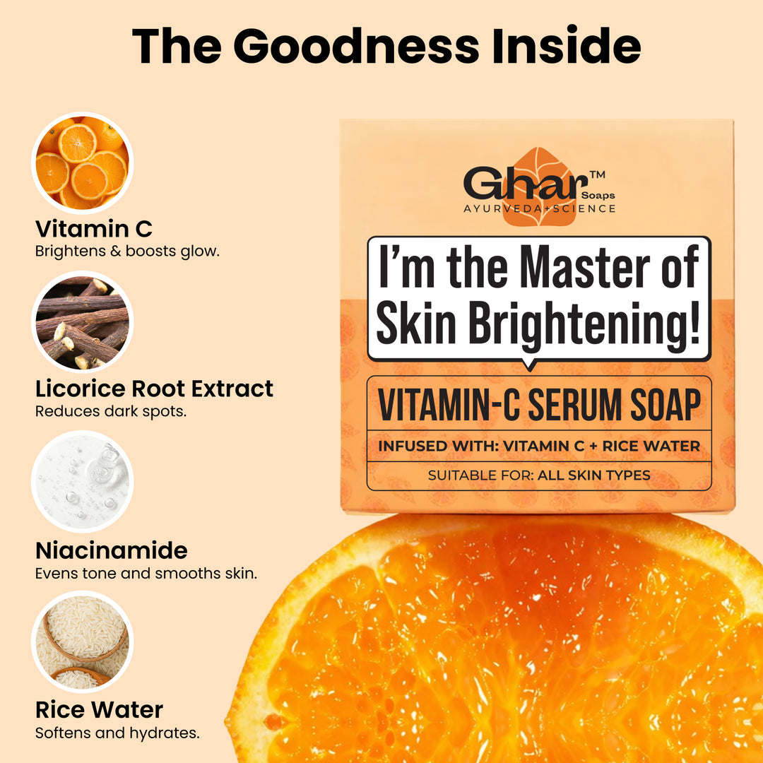 Vitamin c serum soap
