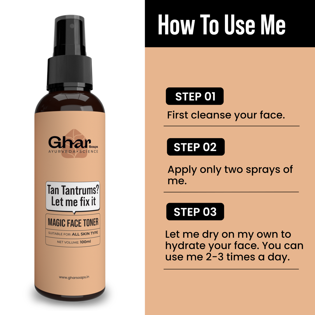 Magic Face Toner(Sandalwood & Saffron)