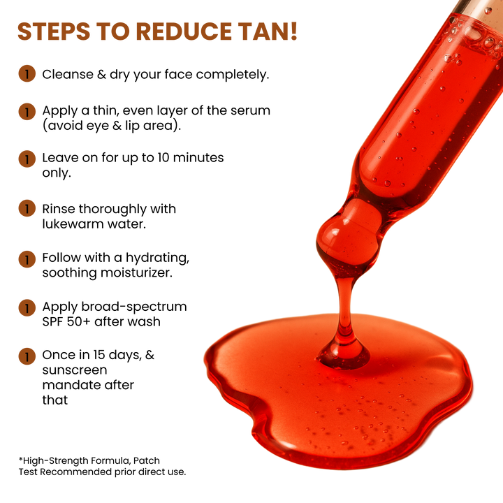 23% AHA 2% BHA & 5% PHA Magic Peeling Solution to reduce tan