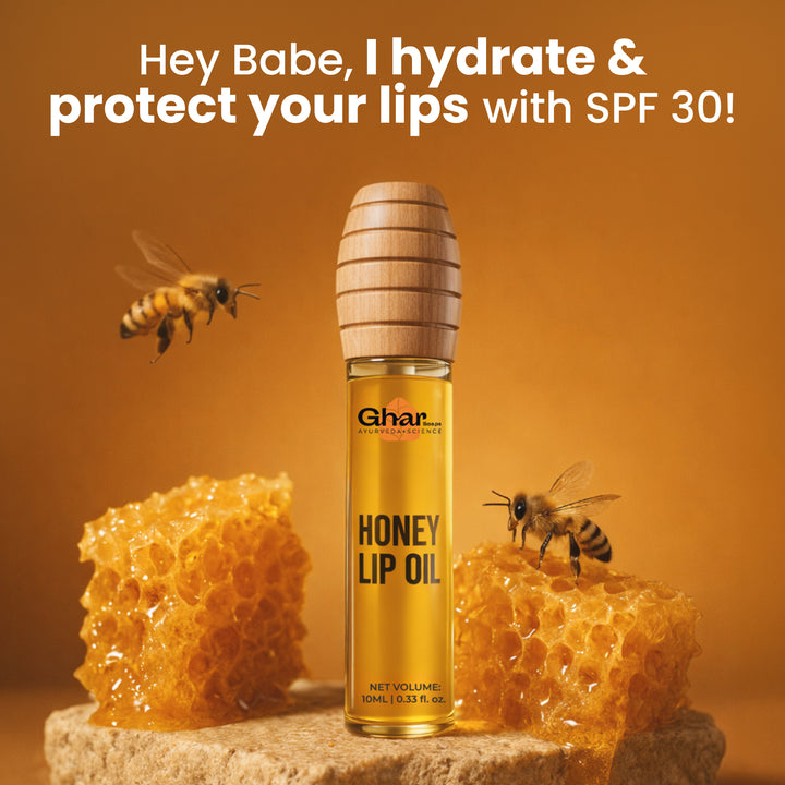 Honey Lip Oil  With SPF 30