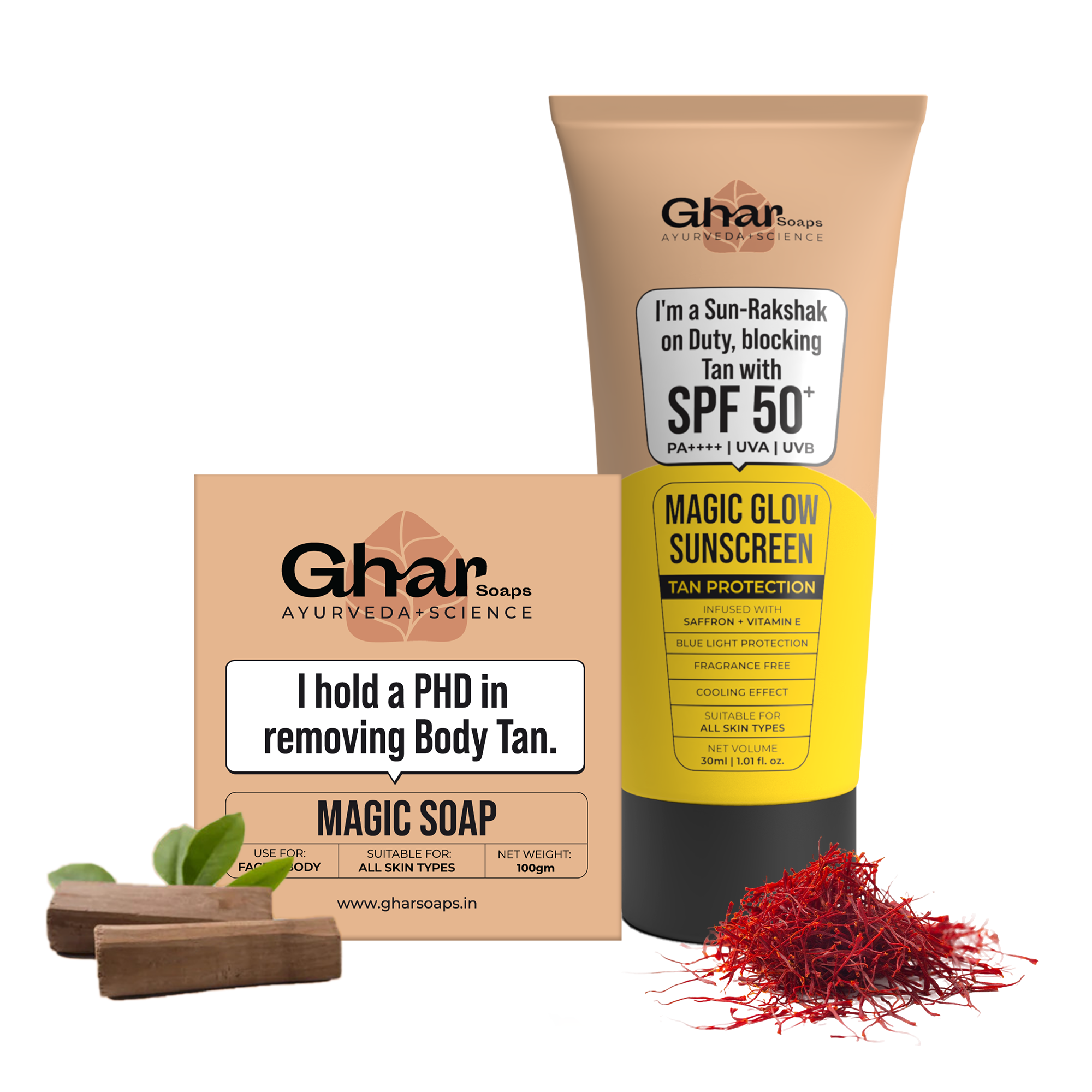 Magic Sunscreen & Magic soap Combo