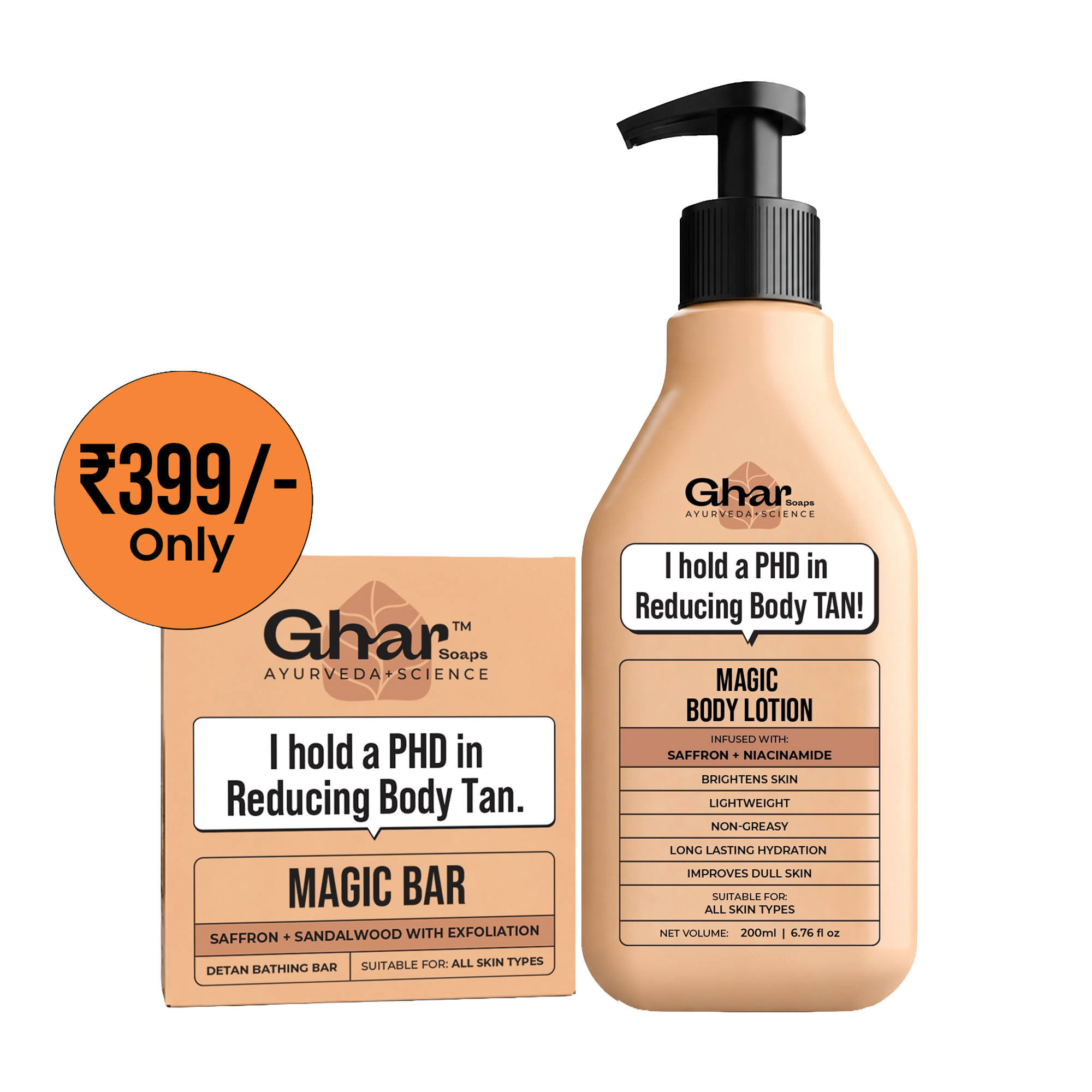 Magic Body Lotion + Magic Soap Combo