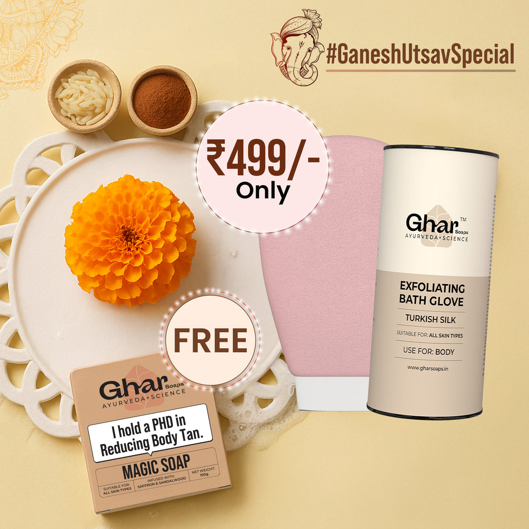 Magic Soap & Exfoliating Body Glove Combo