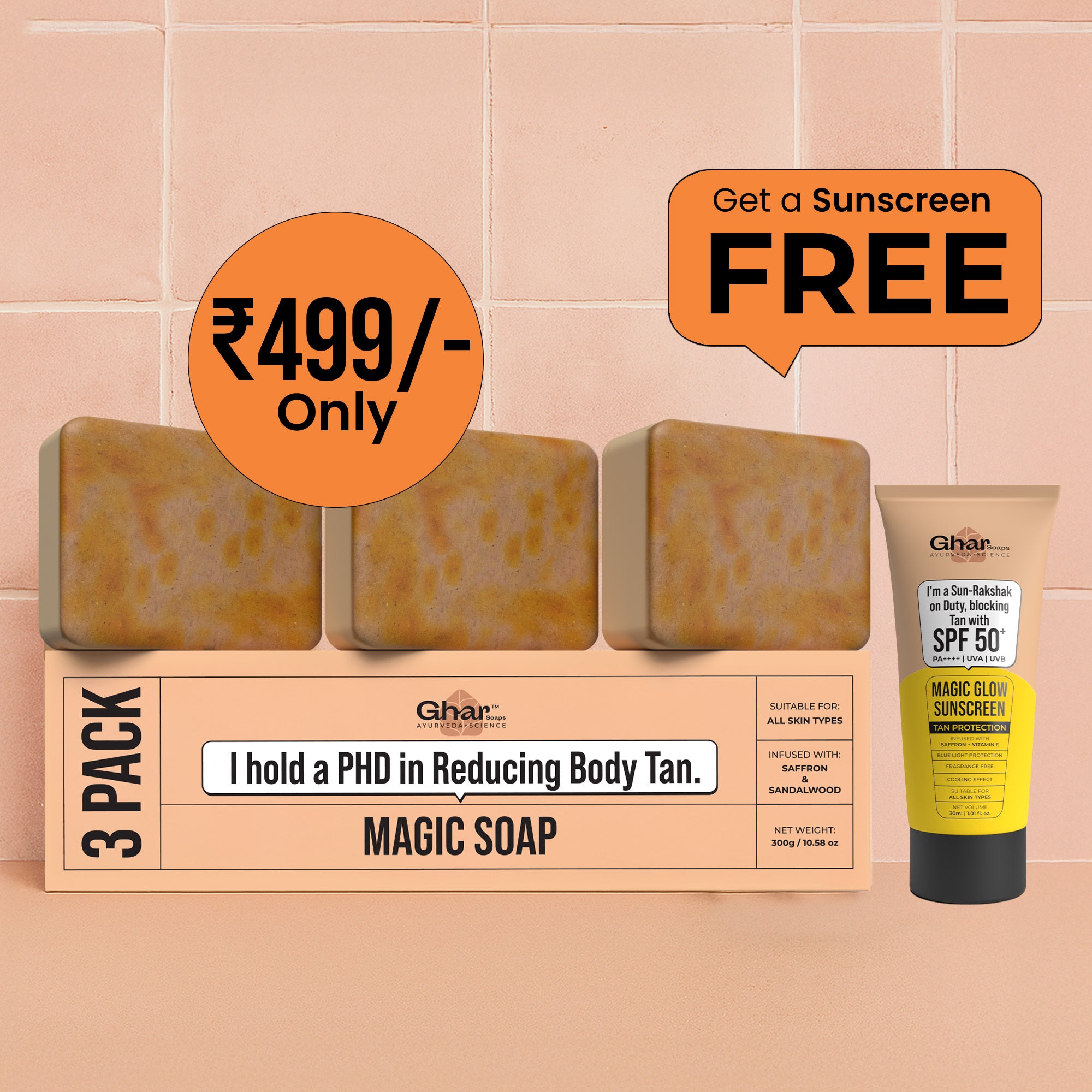 Magic Soap + FREE Magic Glow Sunscreen