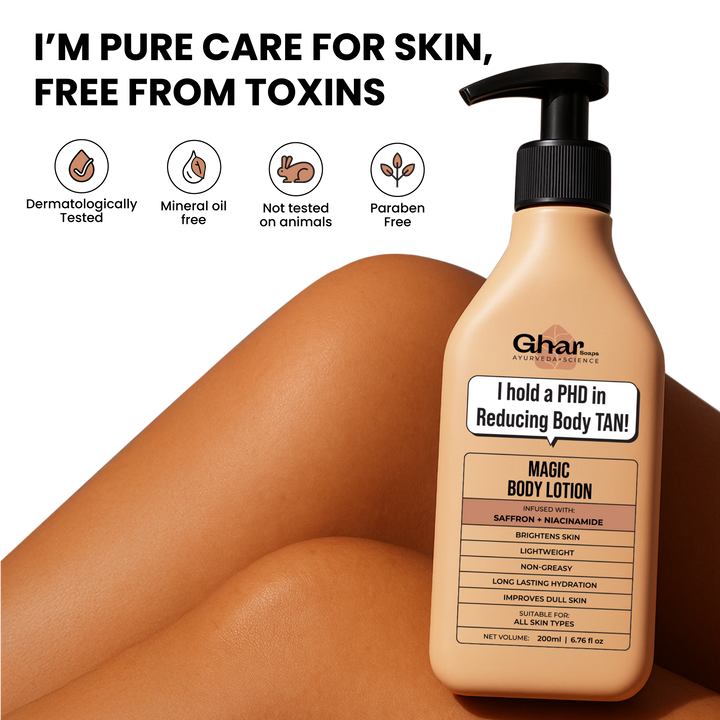 Magic Body Lotion with Saffron and Niacinamide