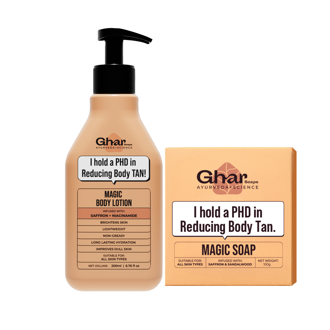 Magic Body Lotion with Saffron and Niacinamide