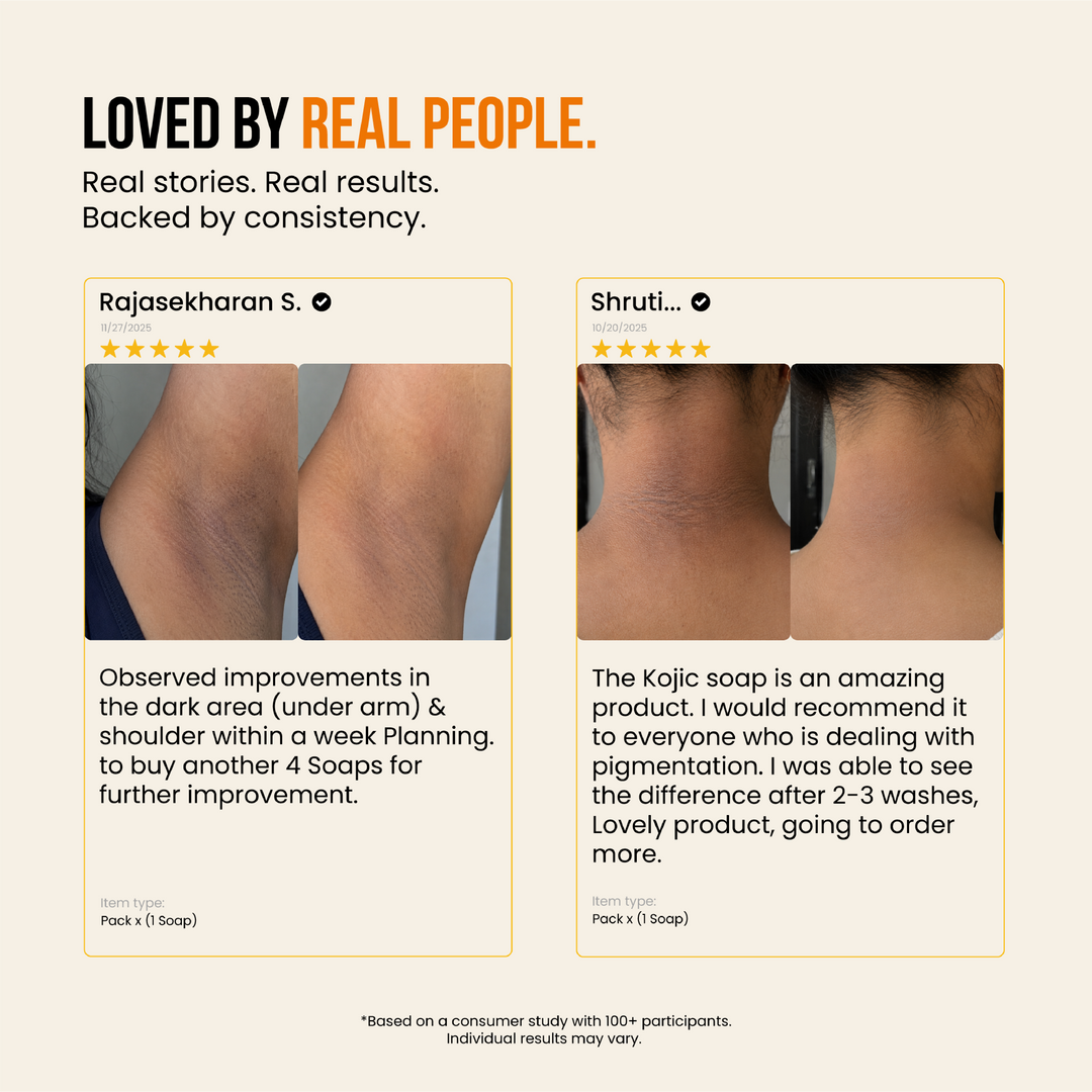 Kojic Acid Soap for De-Pigmentation & Dark Spot Reduction