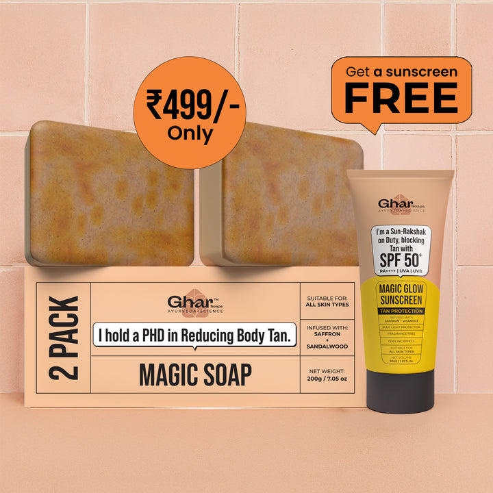 Free Magic Cream + Free Sunscreen + Magic Soap Combo